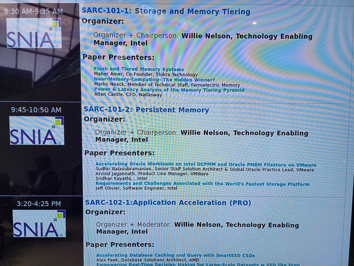 dylan522p's tweet image. Intel with a bunch of Optane related presentations at #FlashMemorySummit
Some the Intel folks I spoke to about this (not pictured) had no clue it was going to be cancelled until they read it on an article from Toms Hardware.
#FMS