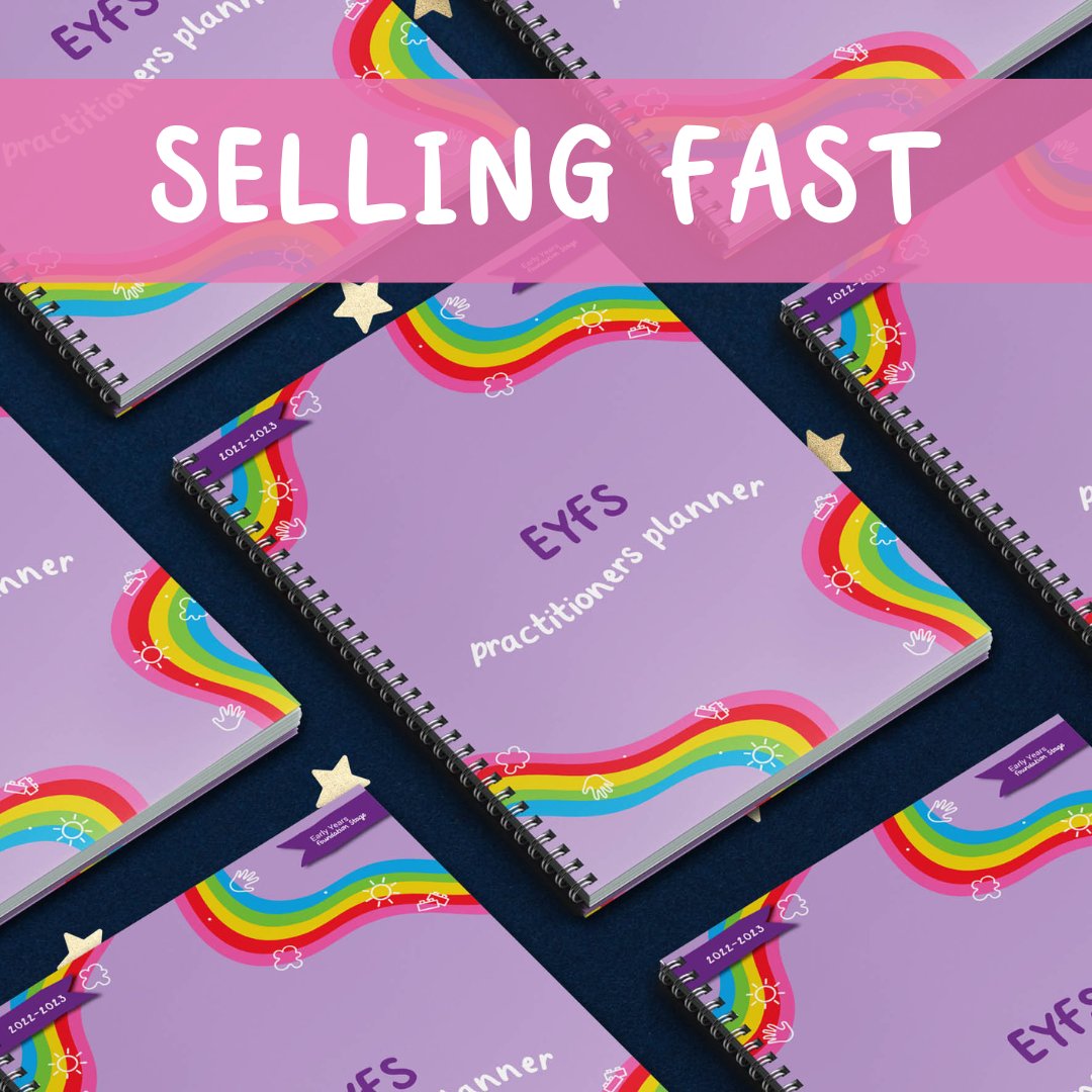 TwinklStore's tweet photo. Going, going and they'll be gone 😮‍💨

Our EYFS planner is becoming super popular, and is therefore selling super fast 🤩

Packed with all things EYFS and everything to keep you organised next year, you'd be silly to miss it ✨ https://t.co/HunV4jG8sP