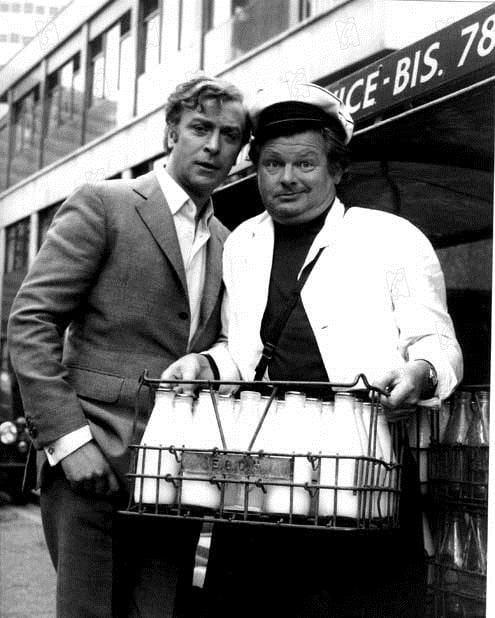 peterkidder's tweet photo. Michael Caine &amp; Benny Hill,on the set of The ltalian Job in 1969. https://t.co/uCYu5dD7um