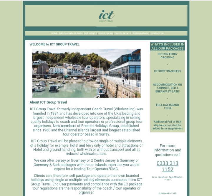 IctGroups's tweet photo. #LaunchEvent the brand new @ictgrouptravel website is now live

Check it out for all your #ChannelIslands group requirements 

#Jersey #Guernsey #GroupTravel #DMC #WholesalePackages 
@visitguernsey @visitjerseyci @Condor_Ferries @jsyhospitality @hospitalitygg @PrestonHolidays https://t.co/xQw4Jv1rI6