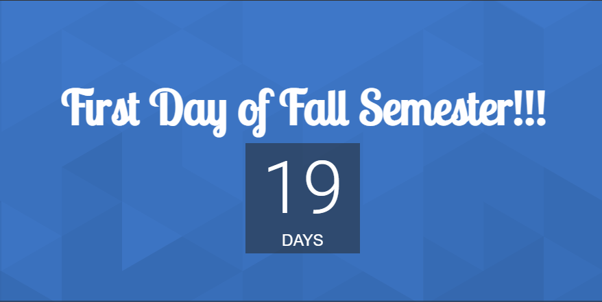 So close to having everyone back on campus again!! Can't wait!!