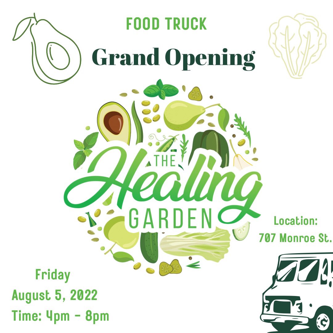 Come join us as we celebrate one of our many accomplishments. The Grand Opening of our very own Food Truck!! 

Heal yourself so that you can be an asset to your community and to the world!! (Not just the city, the world) 😅🥳🥳✨🫶🏾
#TheHealingGarden #LoveandGratitude