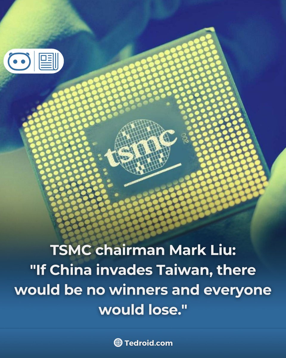 tedroidcom's tweet photo. 🆘 📣 #China-#Taiwan tensions threaten the technology world! 

📌 #TSMC makes the #chips for companies such as #Apple, Qualcomm (#Snapdragon), #NVIDIA and Mediatek.  It plays an essential role in a wide range of devices from smartphones to laptops.

🔗https://t.co/ibLKIrGSxA https://t.co/8Zbt8M37jX