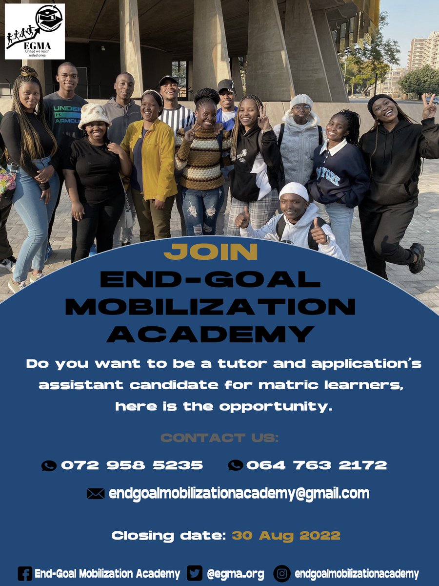 egma_org's tweet photo. As EGMA we are opening our doors to more people who are willing to embody our vision and join us in fulfilling our mission.
Are You Willing to Make a Difference in Our Society? https://t.co/cQiwEmVd81