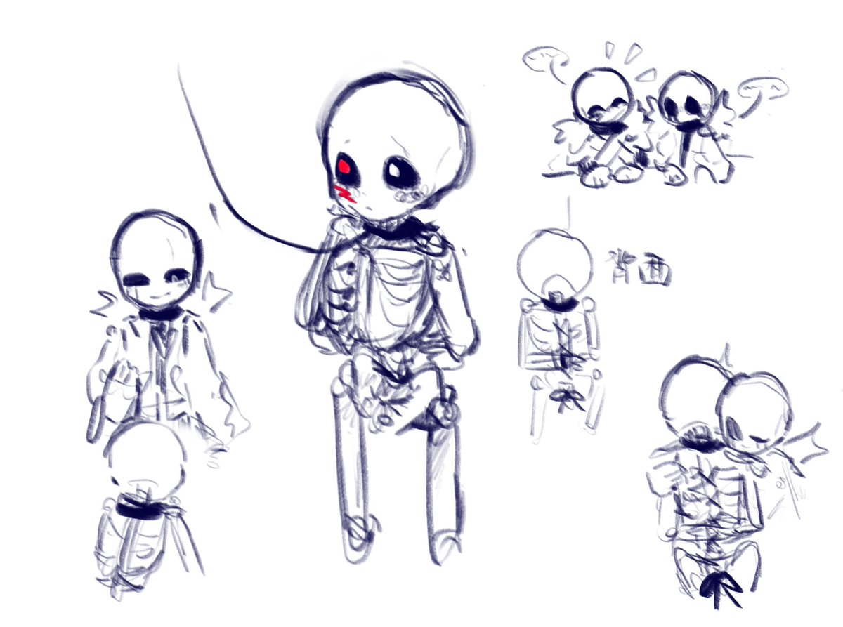 Fnayyyyy2's tweet photo. *你只会画正面是吗（是的
#Crosssans #Kross #Killercross #Undertail https://t.co/8HR0zlIrpj