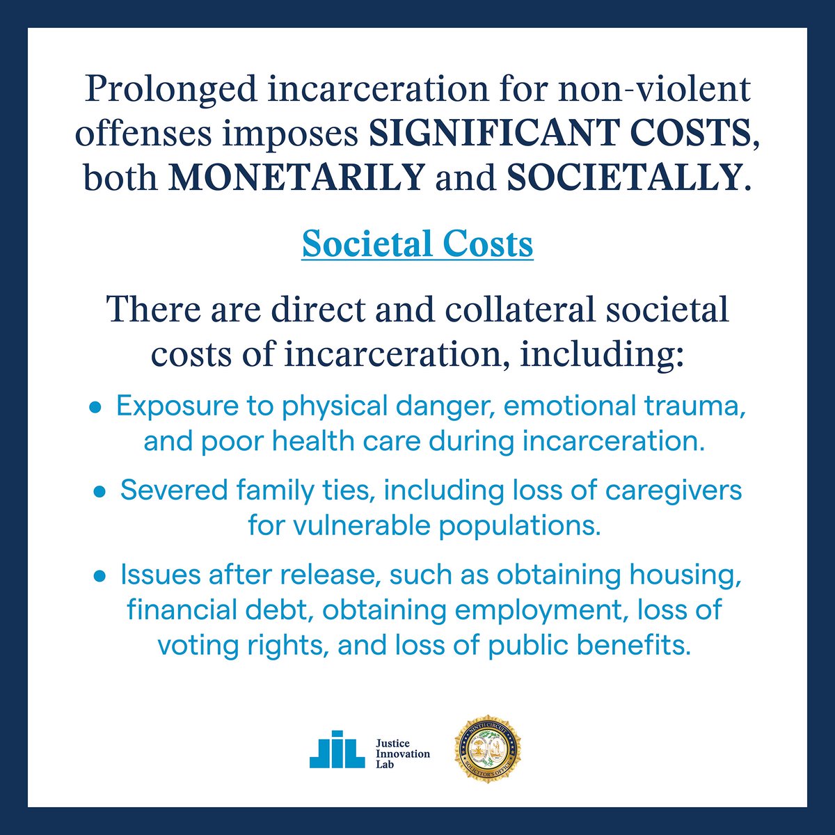 Lab4Justice's tweet photo. Prolonged incarceration for non-violent offenses imposes significant costs, both MONETARILY &amp; SOCIETALLY. To learn more about the details on the costs of the status quo, view the Case For Screening Report: https://t.co/m6N8WQeudR
#casescreening #SouthCarolina #interactivereport https://t.co/oTsPRluMnP