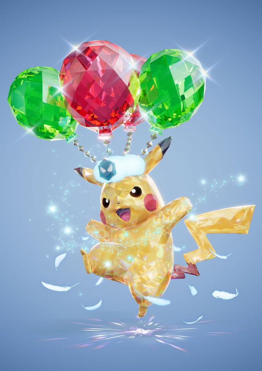Hayyadon's tweet photo. Swarovski x Pokémon https://t.co/2Z8D9roe6y