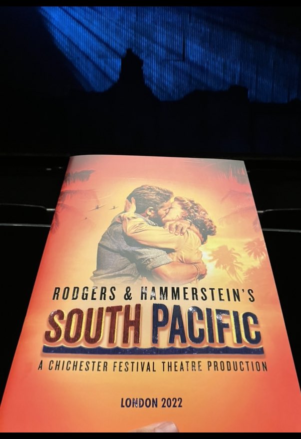 rdelvado's tweet photo. 🎭🎼 @southpacshow 🎼🎭 #southpacific #sadlerswells #london2022 #musicals #londontheatre #westend #rodgershammerstein https://t.co/gOrUOKPa1I