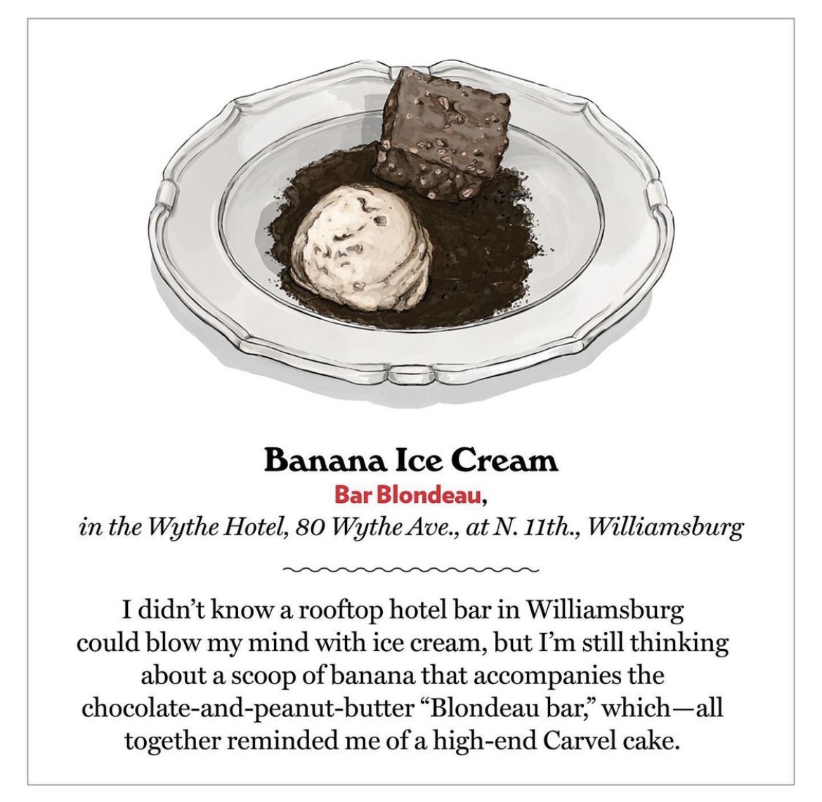 Thank you <a href="/grubstreet/">Grub Street</a> and <a href="/tammieetc/">TAMMIE TECLEMARIAM</a>! 🍦 Congratulations to Bar Blondeau and our pastry team (the brains behind the Blondeau Bar). 

Illustration: @theellaphantintheroom

grubstreet.com/2022/07/the-be…