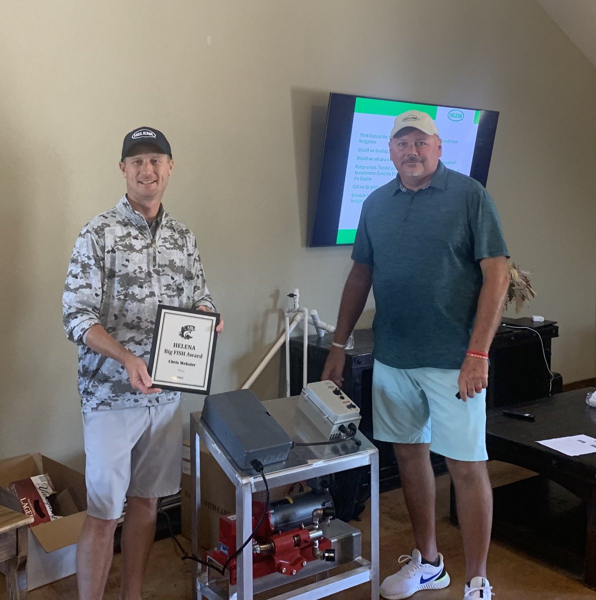 Great job Chris, well deserved.  #big-f.i.s.h.⁦<a href="/chris_cwebster/">Chris Webster</a>⁩ ⁦<a href="/jeffsmithhelena/">Jeff Smith</a>⁩ #HelenaPeople #TrustHelena ⁦<a href="/HelenaSpecialty/">Helena Specialty</a>⁩