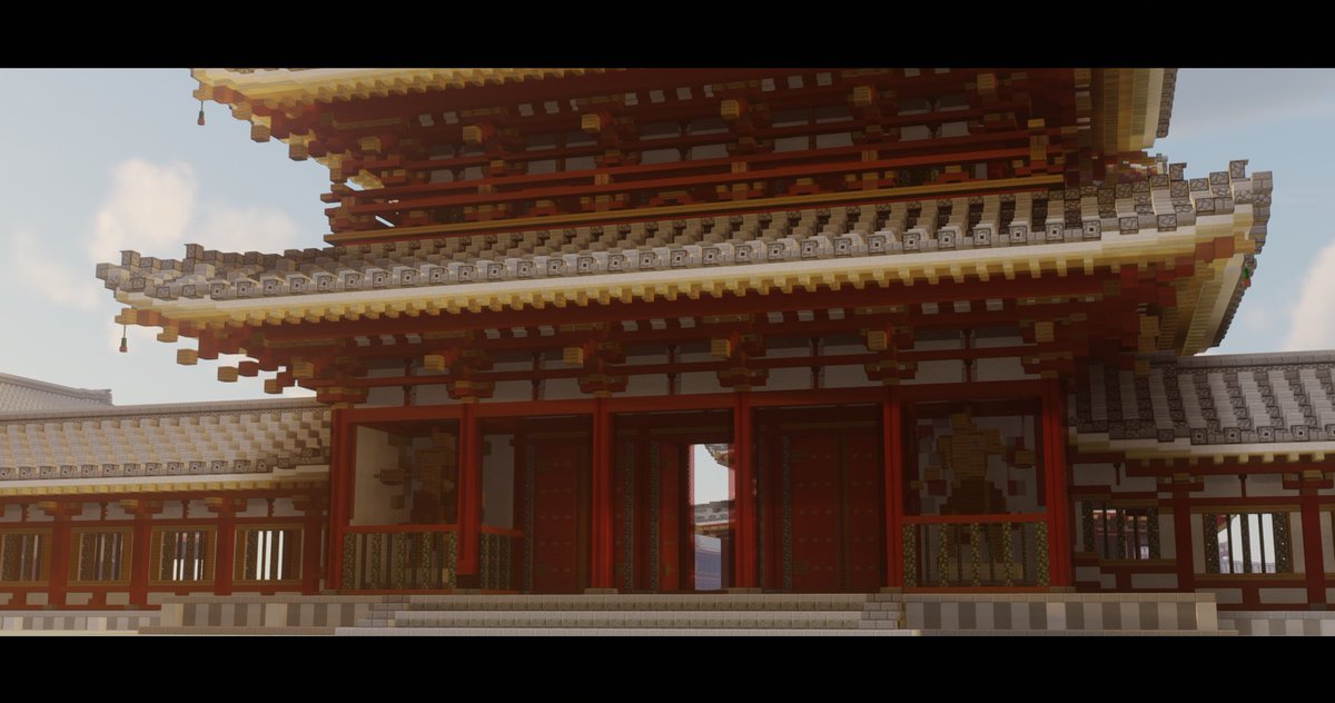 Heiankyo9's tweet photo. 仁王の像 #Minecraft #minecraft建築コミュ https://t.co/X5zBANGH9h