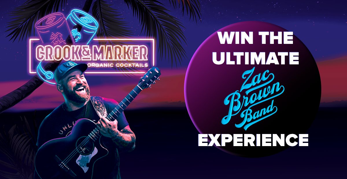 Enter to win the Ultimate Zac Brown V.I.P. Experience!  Enter to win a pair of exclusive V.I.P. tickets to see the Zac Brown Band on August 26th in Camden, NJ... plus concierge service, souvenir merch, premium seating, lounge access &amp; hors d'oeuvres!bit.ly/3B51Clo