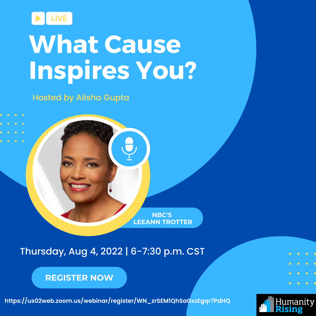 Don’t forget to register for the What Cause Inspires You? NBC webinar with LeeAnn Trotter coming up tomorrow, August 4th from 6-7:30 PM CST.

us02web.zoom.us/webinar/regist…