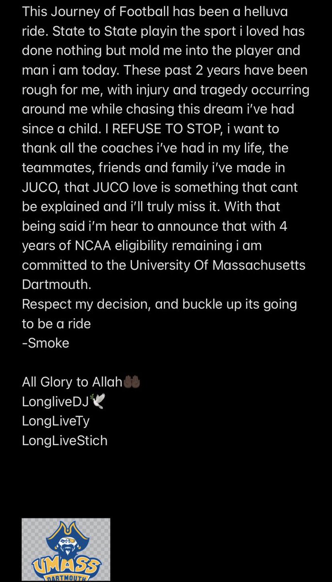 Smoke1013_'s tweet image. #WinTheRep @CoachRobichaud @UMASSDCoachMcC  #LLDJ💙 #LLTY #LLSTICH💜