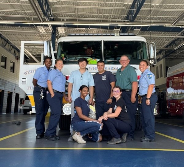 BaltCoFire's tweet photo. Congrats to the newest Emergency Medical Responders for Baltimore County. Class completed 8-3-2022.  Thank you #WhiteMarshVolunteers for hosting the class. RA https://t.co/CfpEeMFtzc