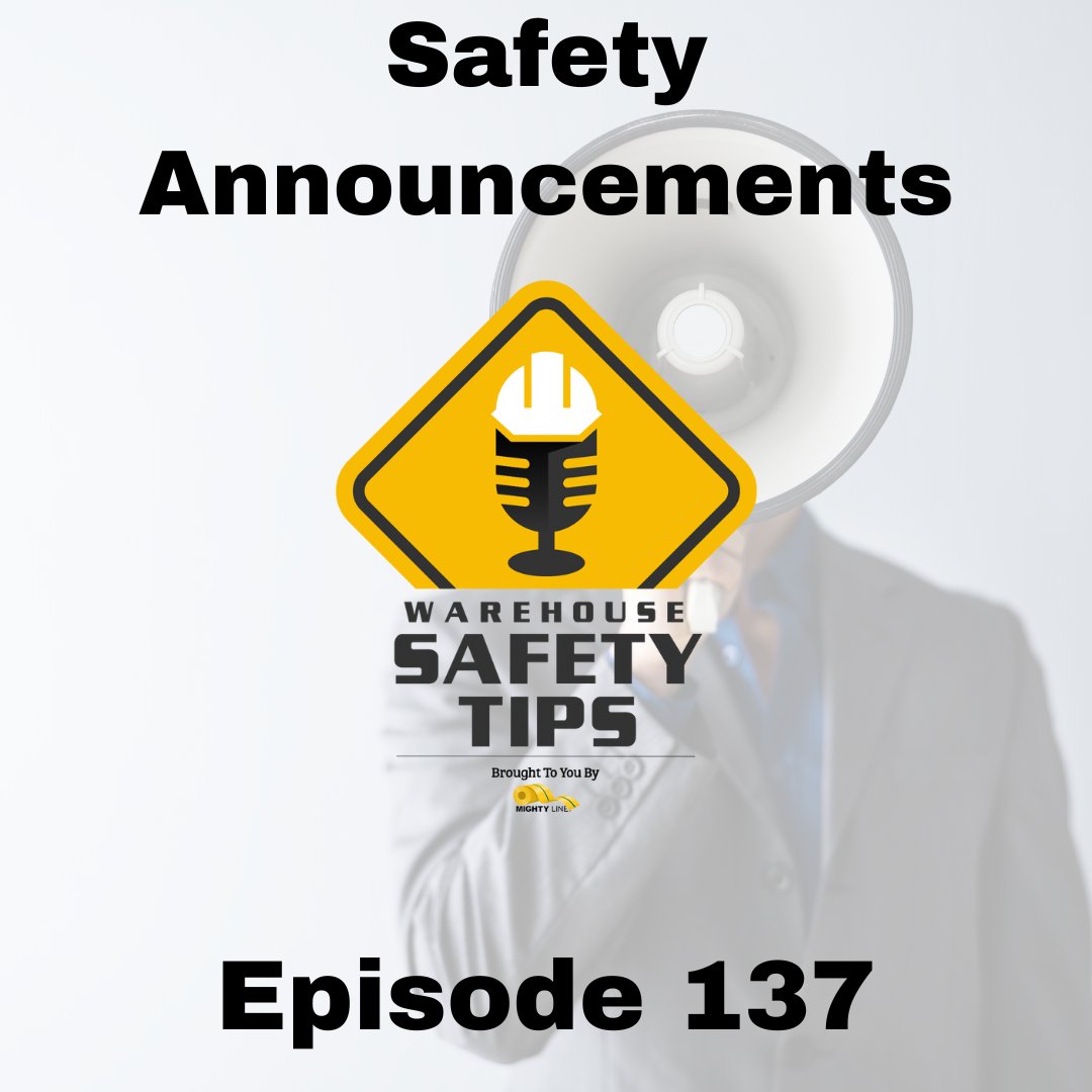 MightyLine's tweet photo. Safety Announcements | Warehouse Safety Tips Wednesday | Episode 137
https://t.co/nsLHy0T86c
#Safety #SafetyFIRST #SafetyProtocols #MightyLine #WarehouseSafetyTips #5SMethodology #5S #SafetyAnnouncements https://t.co/3pSKjoCoL7