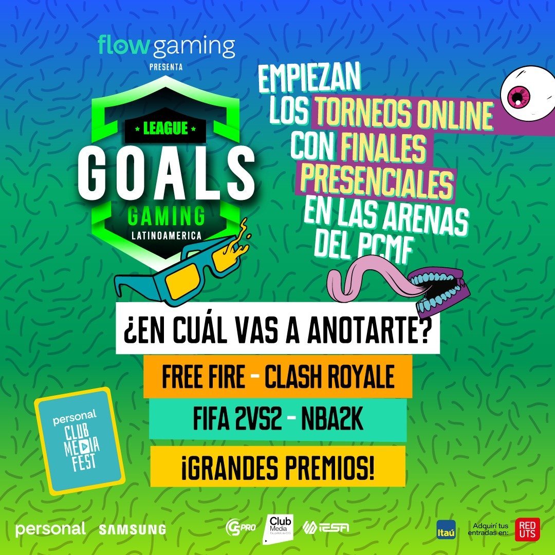 IESAFIFApy's tweet image. ¿Nos extrañaron? 🇵🇾 🫶🏼

Volvemos con torneos online de @GoalsPlay  que tendrán su final presencial en las arenas gaming del Personal Club Media Fest el 3 de Septiembre💥

Torneos de:
✅ Free Fire
✅ Clash Royale
✅ FIFA 2vs2
✅ NBA2K

👉 Inscripciones: linktr.ee/goalsplay2022
