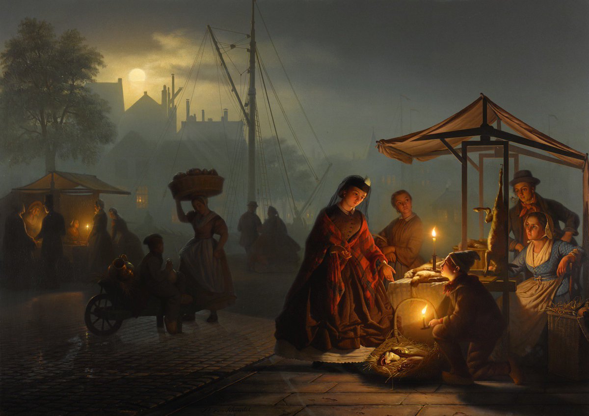 عمرك شفت رسمات مضيئة ؟😨

الفنان Petrus van Schendel