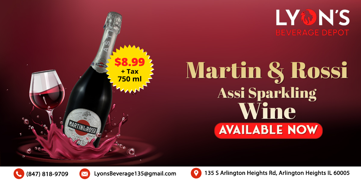 LyonsDepot's tweet photo. Martin &amp; Rossi Assi Sparkling Wine Available Now at Store...

Buy now👉: https://t.co/rDziK242Cy

#martiniwine #martinirose #martinisparkling #wine #winelover #tequilarose #winelover #drinks #winetime #bar #sparklingwine #winelovers #arlingtonheights #arlingtonheightsillinois #IL https://t.co/fy0HlhSpuc