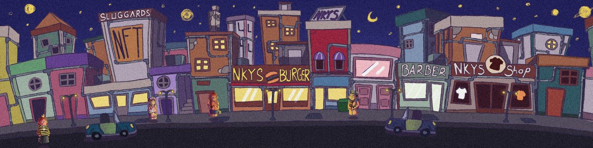 Sluggards_NFT's tweet image. NKYS City🌃
The City Where Sluggards Come To Sloth And Sleep😴