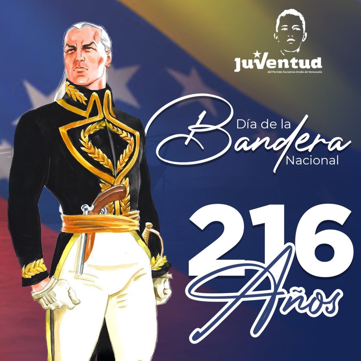 Infocarabobo1's tweet photo. #3Ago 

#VivaElTricolorNacional

¡Bandera del pueblo venezolano! https://t.co/bQkDYdInGc