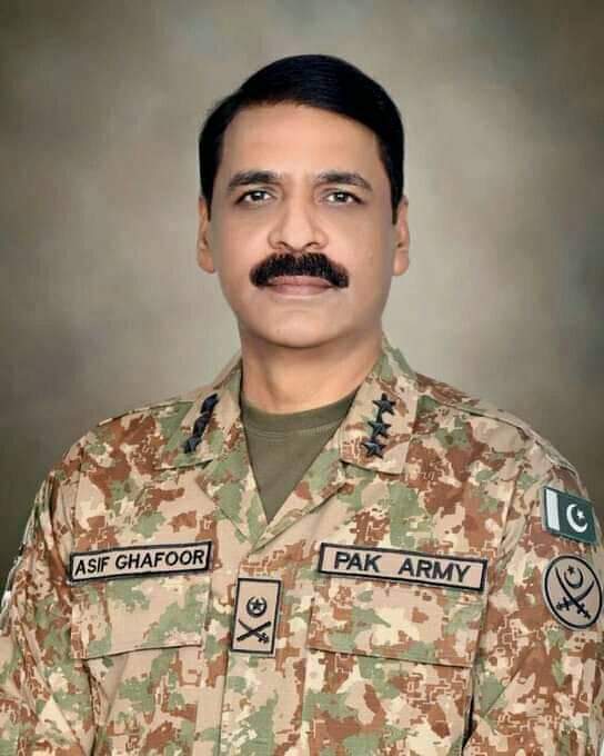 میں سر آصف غفور صاحب کو کور کمانڈر #کوئٹہ تعینات ہونے پر مبارکباد پیش کرتا ہوں اللہ تعالیٰ آپ کو مزید ترقی دیں ۔ آمین