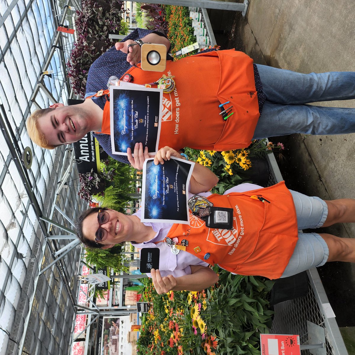 Credit Club winners at 1856! Awesome job to Susan and Luke!