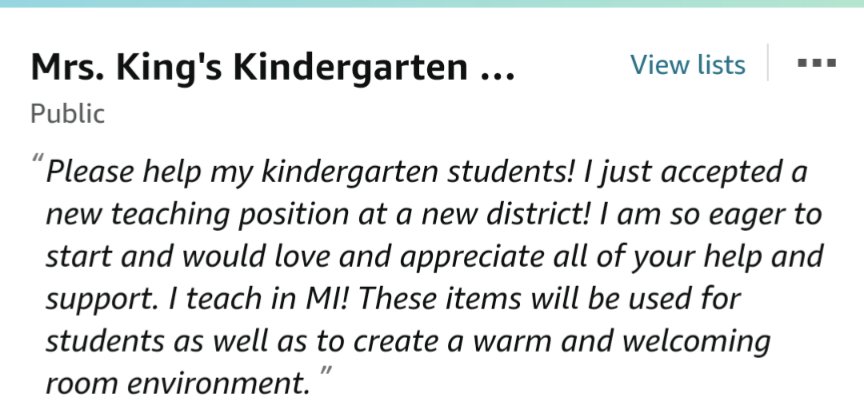 kellekell's tweet photo. Thank you so much for your support of teachers! I teach kindergarten in MI! 

❤️😊❤️😊❤️
#teachertwitter #clearthelists #clearthelist2022 #clearthelist22 #AmazonWishList #AdoptATeacher #teach #B2SwithAlane #MagentaMagic
https://t.co/VO0PvSCHqD https://t.co/yDLSMOvTJk