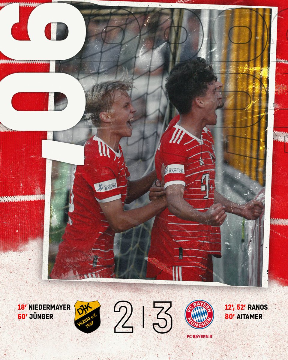 fcbayerncampus's tweet photo. AUSWÄRTSSIEG! 🤩💪

#FCBayern #MiaSanMia #FCBayern https://t.co/bpxKaelU14