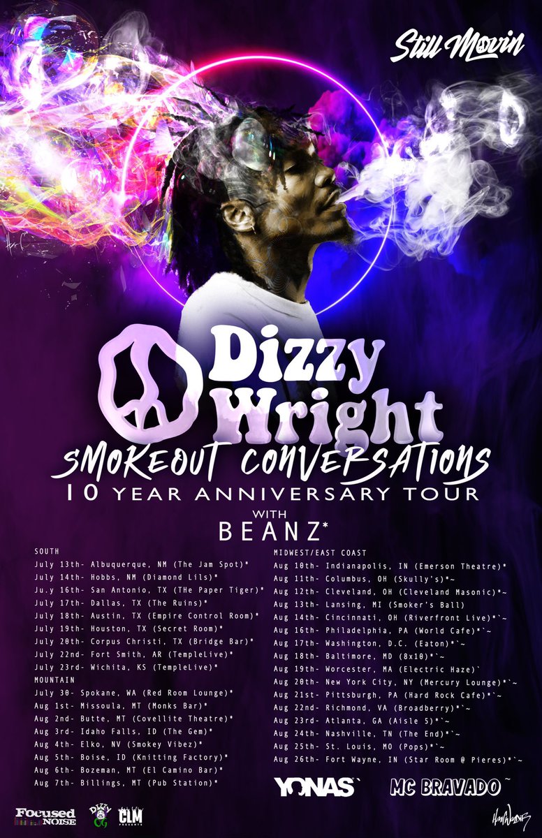 BeKnownPosts's tweet image. Elko, Nevada 🗣🗣🗣 @DizzyWright will be live tomorrow night at Smokey Vibez. Grab your tickets here aftontickets.com/event/buyticke… 

#BeKnown #SmokedOutConversations #DizzyWright #Elko #Nevada #SmokeyVibez