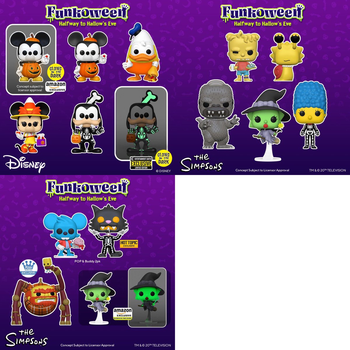 Funko has delayed most, if not all, of the Funkoween Disney and Simpsons wave. Stores will alert you with a delay or cancellation notice. They will return mid 2023.
.
#Funko #FunkoPop #FunkoPopVinyl #Pop #PopVinyl #Collectibles #Collectible #DisTrackers