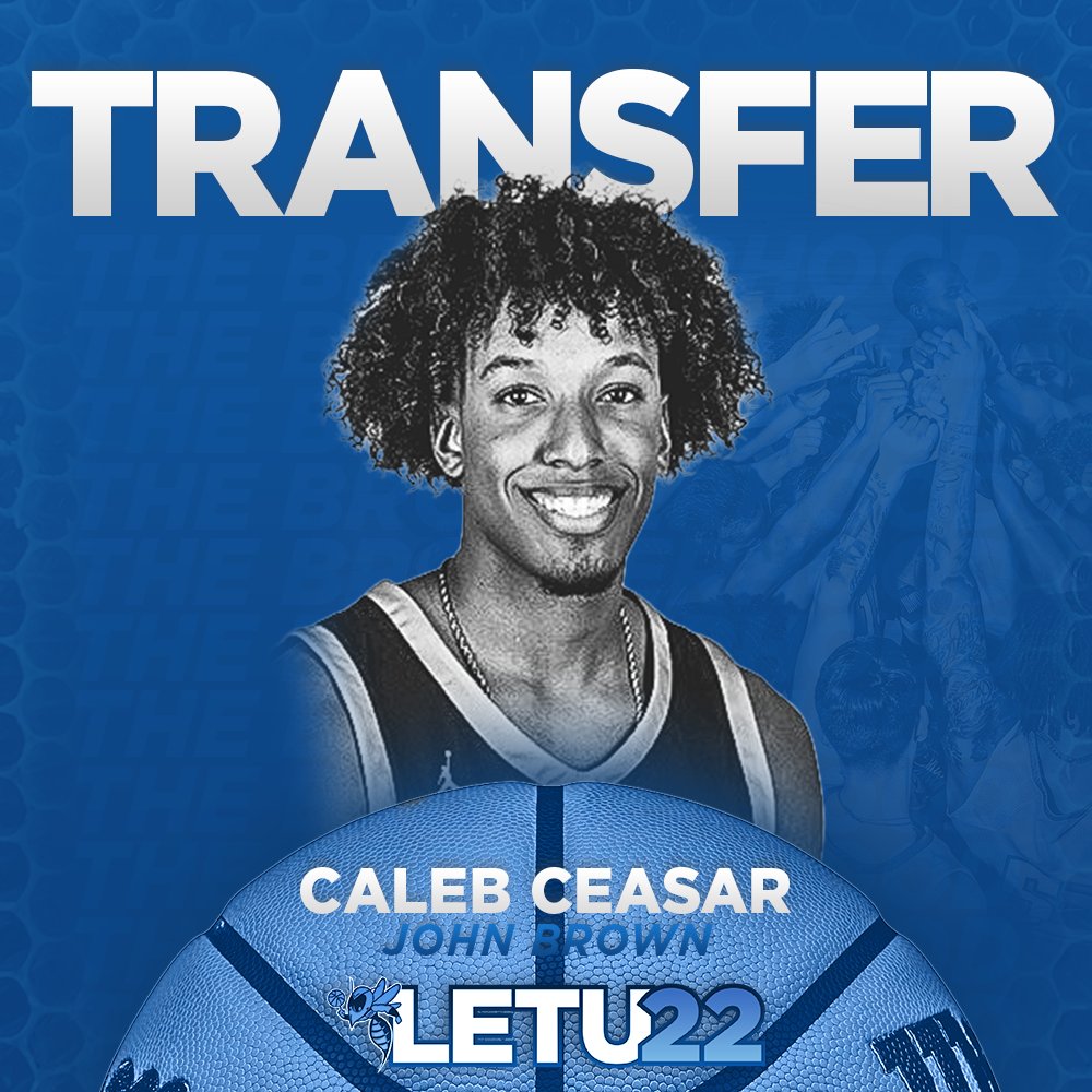 LETUMBB's tweet photo. LETU22 | Welcome to the Brotherhood Caleb Ceasar!

@caleb_ceasar returns to Texas after 2 seasons at John Brown. The Rosehill Christian product brings versatility to the forward position &amp; the future engineer will fit right in at @LeTourneauUniv!

#LETU22 #TheBrotherhood https://t.co/epqtGP3A89