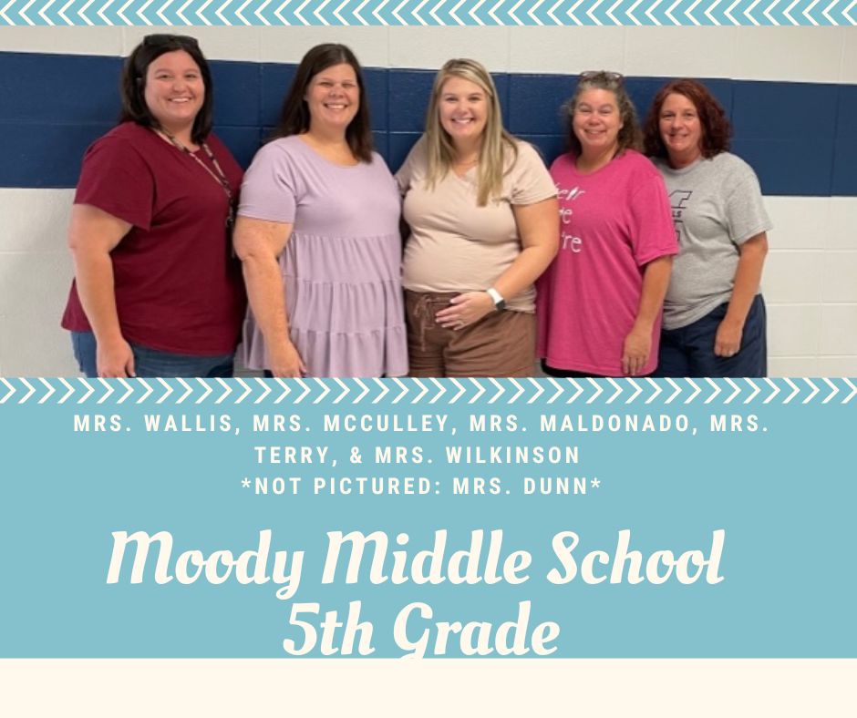 Your Moody Middle School teachers are SO EXCITED to welcome you back to school! <a href="/sccboe/">St. Clair County Schools</a> #moodymiddle #greatdayinSCC