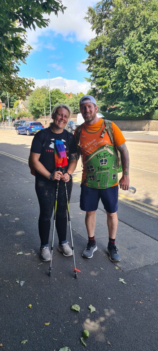 Pacing4Pat350's tweet photo. Day 11 done of our epic 350 mile 14 day #walk from Glasgow to St Neots all in aid of #SuicidePrevention #SuicideAwareness #MentalHealthAwareness #MentalHealthMatters #house_hectors follow our journey over the last 3 days &amp; 75 miles G&amp;C 💚 https://t.co/Nxem6weOmx