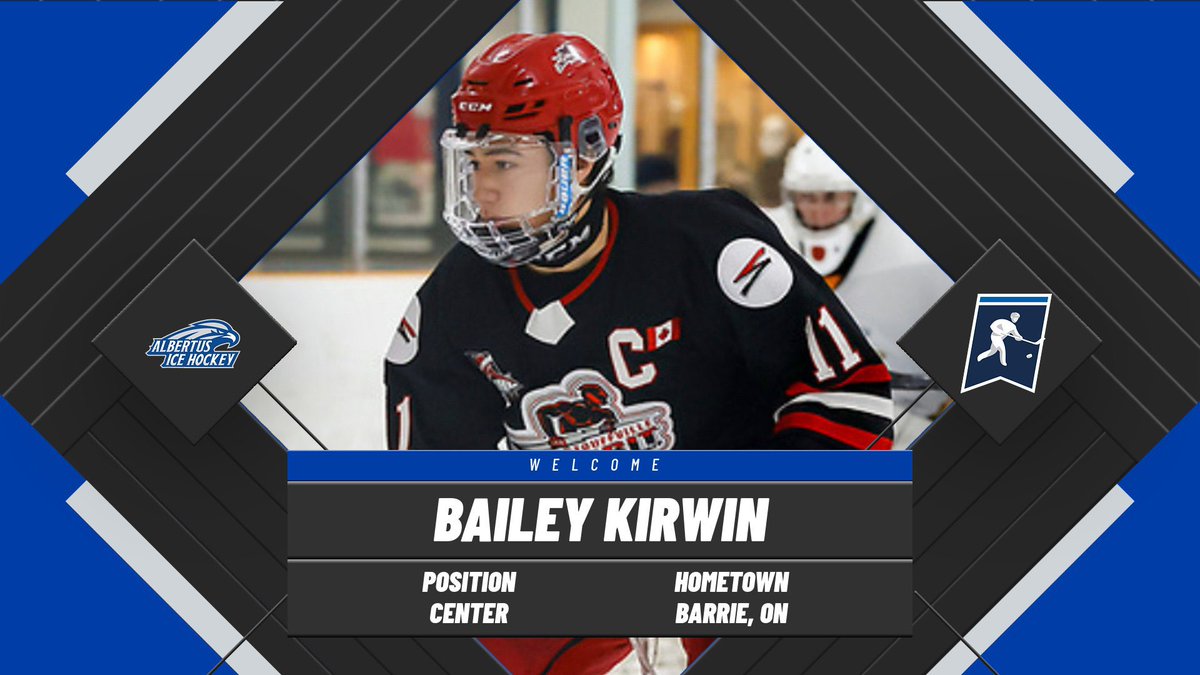 Albertus_MIH's tweet photo. Our next Forward from @OJHLCougars and @SpiritJrA of the @OJHLOfficial please welcome Bailey Kirwin #ThisIsFalconAwesome https://t.co/KjvI8AYh0s