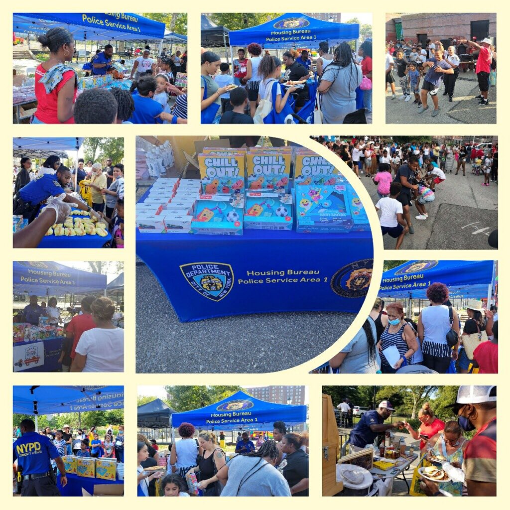 NYPDPSA1's tweet photo. National Night Out Against Crime at Coffey Park was a huge success. We want to thank everyone who came out because remember public safety is a share effort. @NYPDPSA1 @NYPDHousing @NYPDCommAffairs @NYPDChiefPatrol @NYPDBklynSouth @NYPDauxiliary @NYPDPC @RedHookJustice @NYPD76Pct https://t.co/T0fy5rh57q