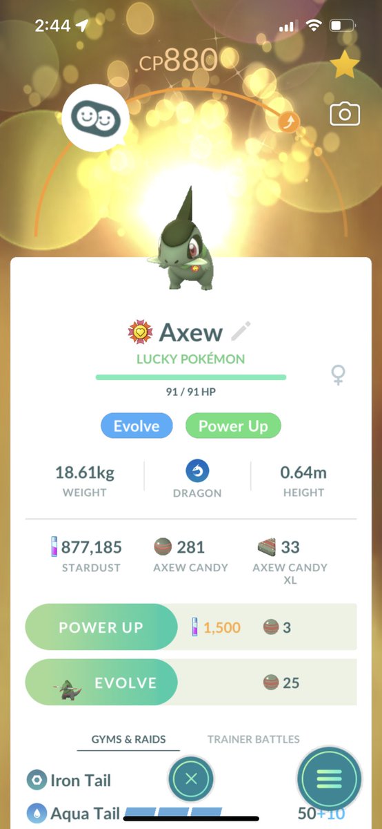 ragingfire58's tweet photo. Finally best buddies with my Lundo Axew. Instant evolve mode: ON https://t.co/PaJsgMSxR0