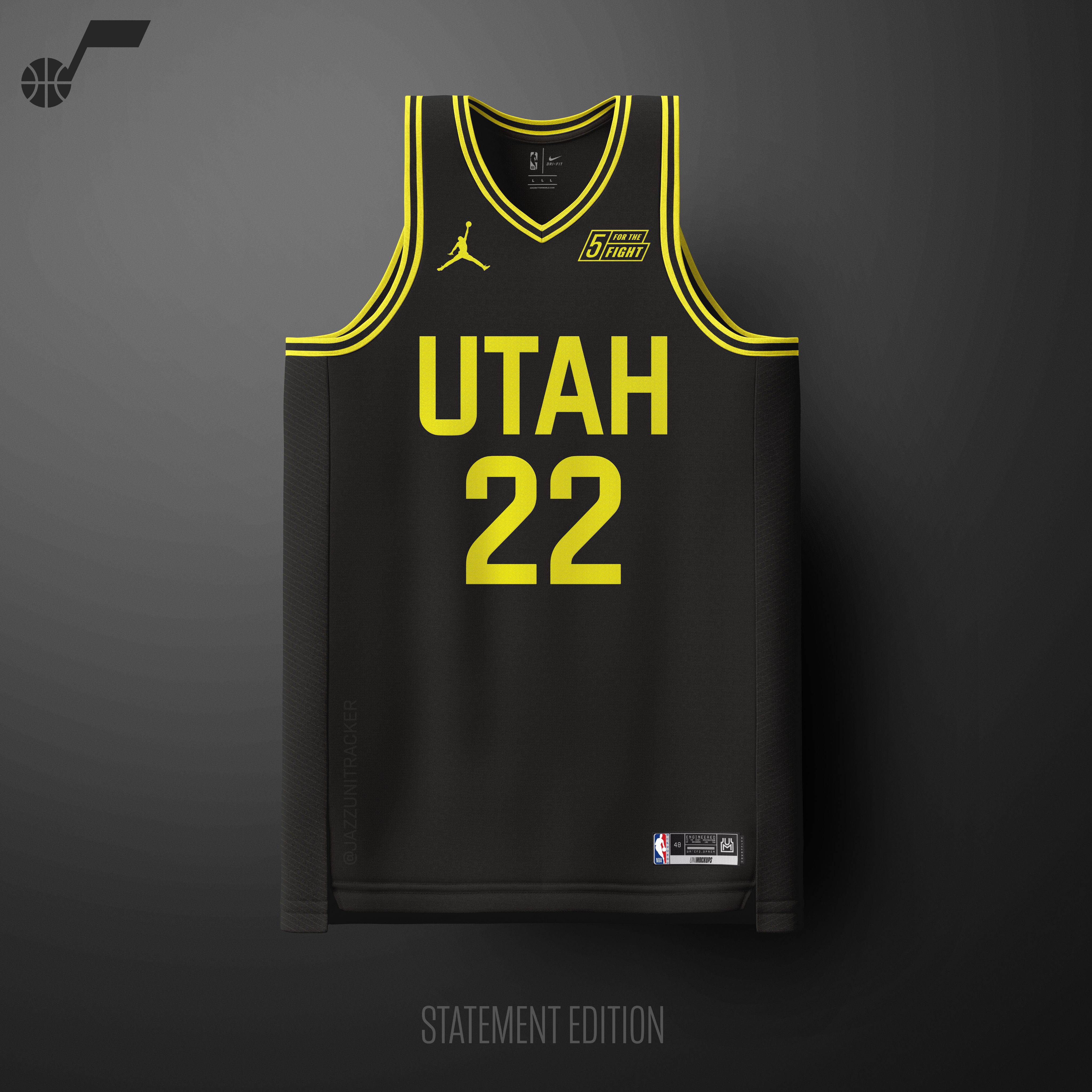A couple Jazz uniform mock-ups based on the recent rumors of a