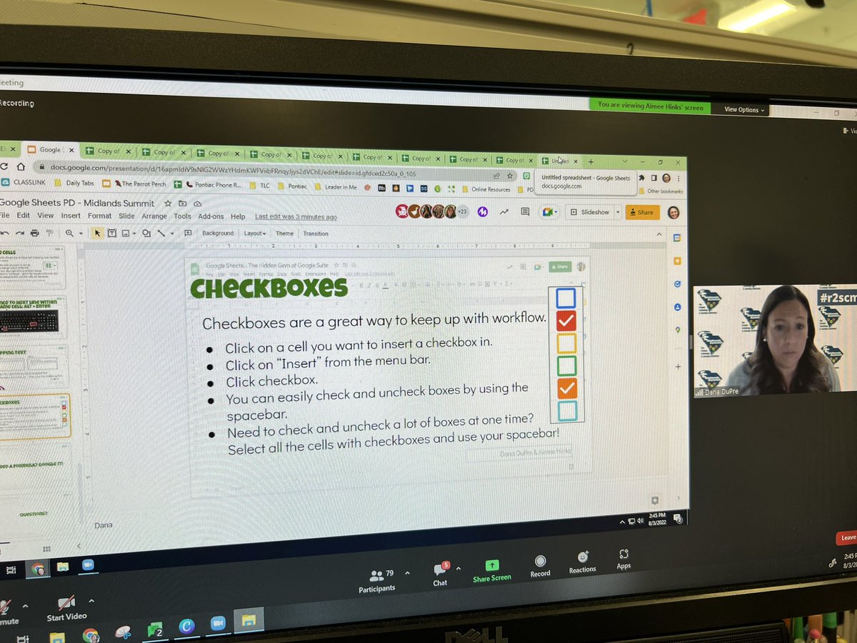 I LOVED how you shared strategies for tidying up your Sheets! Thanks for sharing <a href="/lets_du_this/">Dana DuPre</a> <a href="/AimeeHinks/">Aimee Hinks</a>! #r2scms