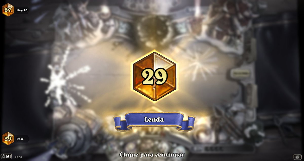 Finished my legend climb...
but unlike from last month, I will try to keep playing until next week, because of the upcoming Masters Tour.

Let's see if can learn some new decks and enjoy the game a little bit 😄