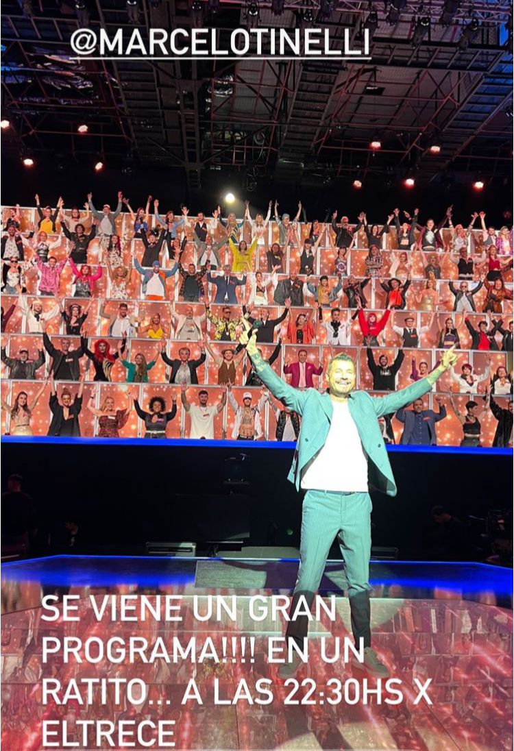 Se viene un gran programa!!! Hoy 22:30 no te podes perder #CantaConmigoAhora por el Trece!!! <a href="/CantaConmigoAR/">Canta Conmigo Ahora</a> <a href="/cuervotinelli/">marcelo tinelli</a> <a href="/eltreceoficial/">eltrece</a> <a href="/laflia_ok/">Laflia</a>