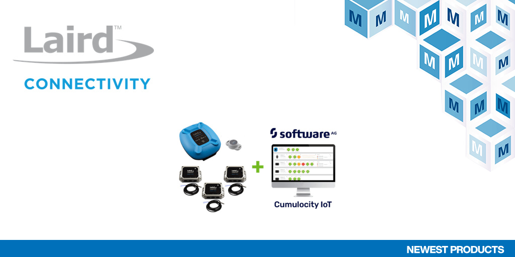MouserElec's tweet photo. New at Mouser: Laird Connectivity Sentrius Cumulocity IoT Kit for Wireless Sensor Monitoring: https://t.co/TH86D6ZcCh @LairdConnect https://t.co/VHzCo6sKdh