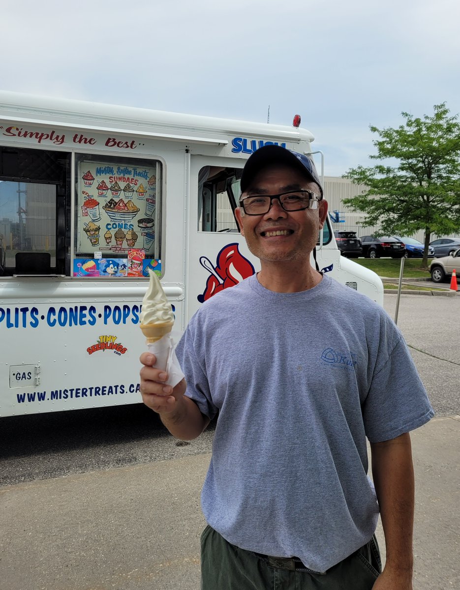 CanadaKumi's tweet photo. A huge thank you goes out to Mister Treats for spending the day at Kumi Canada Corporation! 🍦

#simplythebest #bradford #icecream #countyofsimcoe #automotive #manufacturing https://t.co/NpZpCYnZ7o