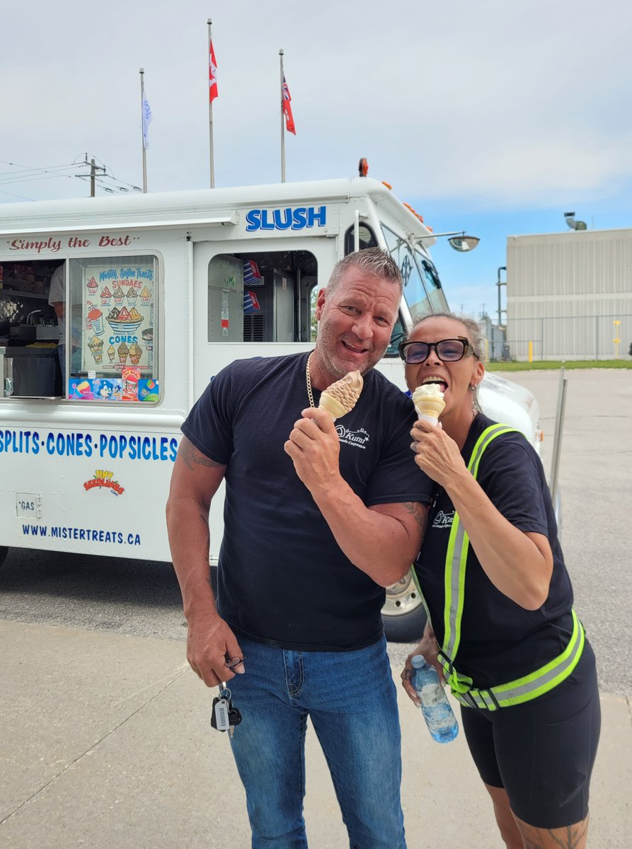 CanadaKumi's tweet photo. A huge thank you goes out to Mister Treats for spending the day at Kumi Canada Corporation! 🍦

#simplythebest #bradford #icecream #countyofsimcoe #automotive #manufacturing https://t.co/NpZpCYnZ7o