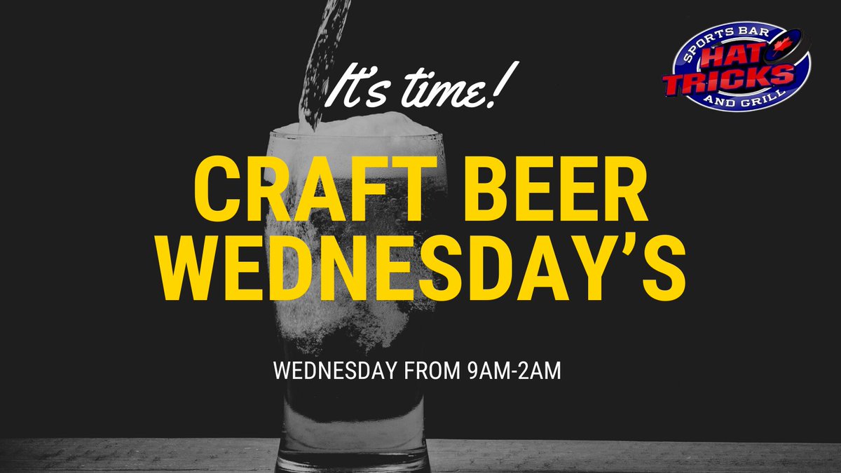 HattricksG's tweet photo. CRAFT BEER NIGHT!! https://t.co/VBeoihtrl5
