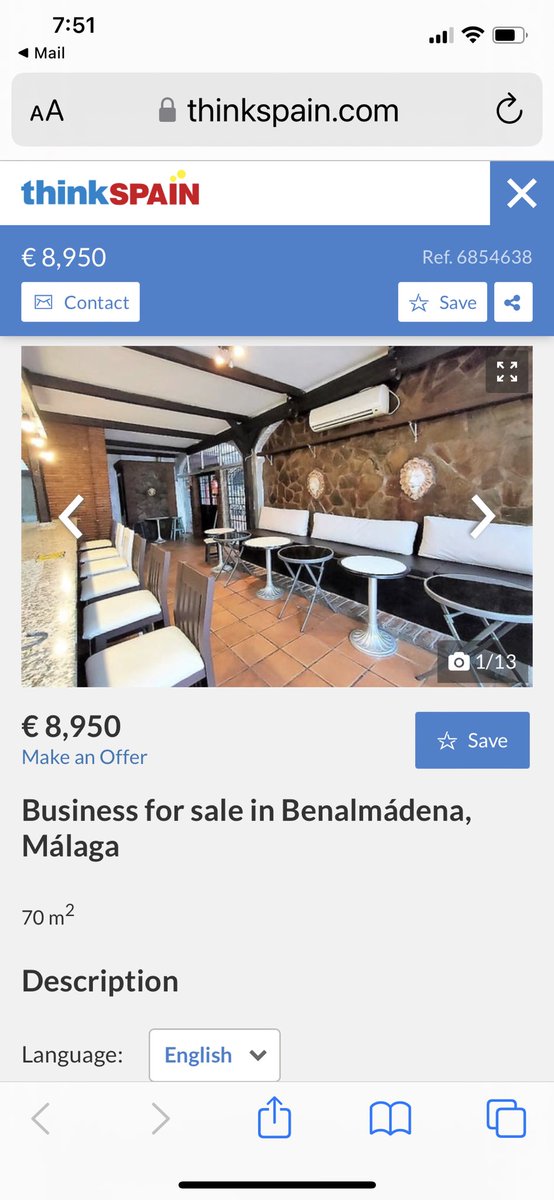 AndyParry1970's tweet photo. Just put in a cheeky offer!!! #lifeinthesun https://t.co/g6mhYUdQ5e