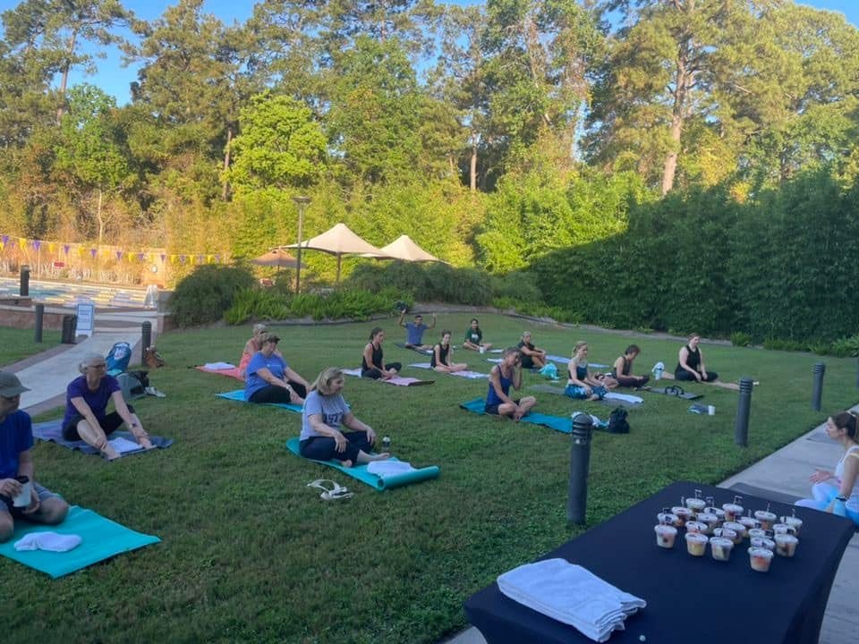 outdoor yoga