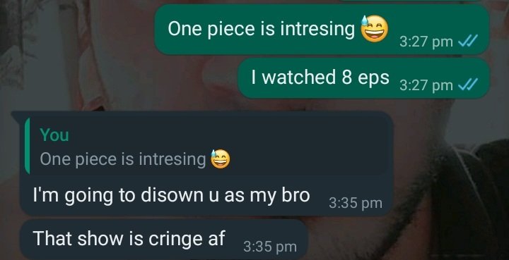 Zen2027's tweet photo. I guess my sis really doesnt like One Piece 😅🤣 https://t.co/wOKB8NpKDK