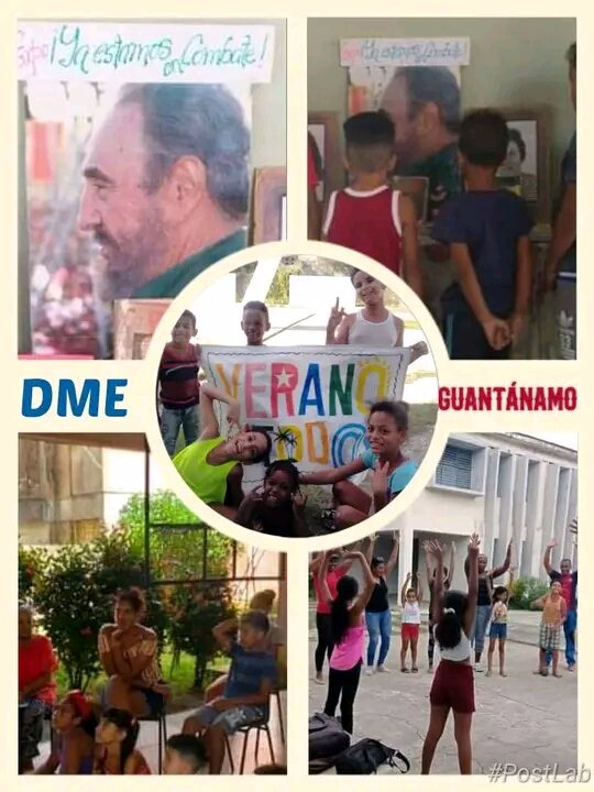 YorkysMiclin's tweet photo. #Cuba #CubaMined así disfrutan nuestros infantes, adolescentes y jóvenes este Verano con tod@s en #EducaciónGuantánamo en una #CubaPorLaPaz @JLBrocheLorenzo @Alba40895264 @CubaMined @elsa_ena @maria_laviste https://t.co/LDeSskZByp