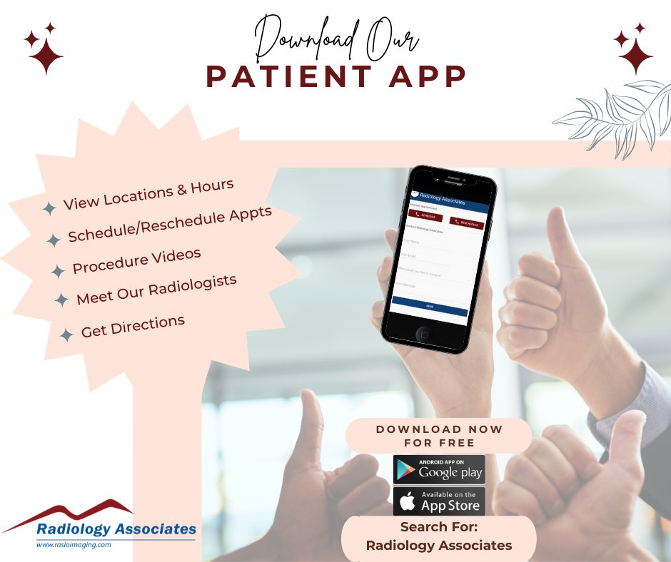 rasloimaging's tweet image. Visit us at
rasloimaging.com
#Download #patienthelp #centralcoast  #diagnosticimaging #diagnosticimagingservices #radiology #radiologylife  #rad #alwaysrad #radlife